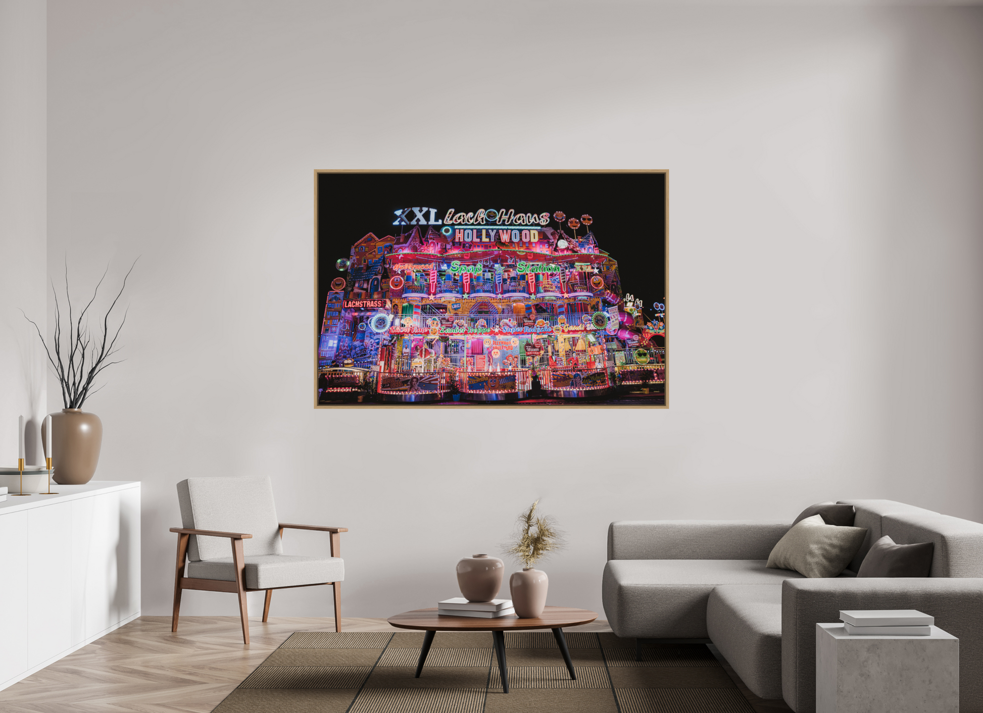 180 x 120 cm, Acryl Dibond Eiche 15mm Ain’t it funny